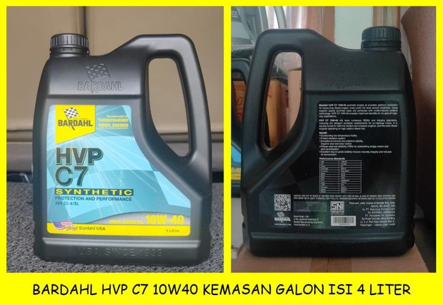 Bardahl HVP C7 10w40 Galon 1